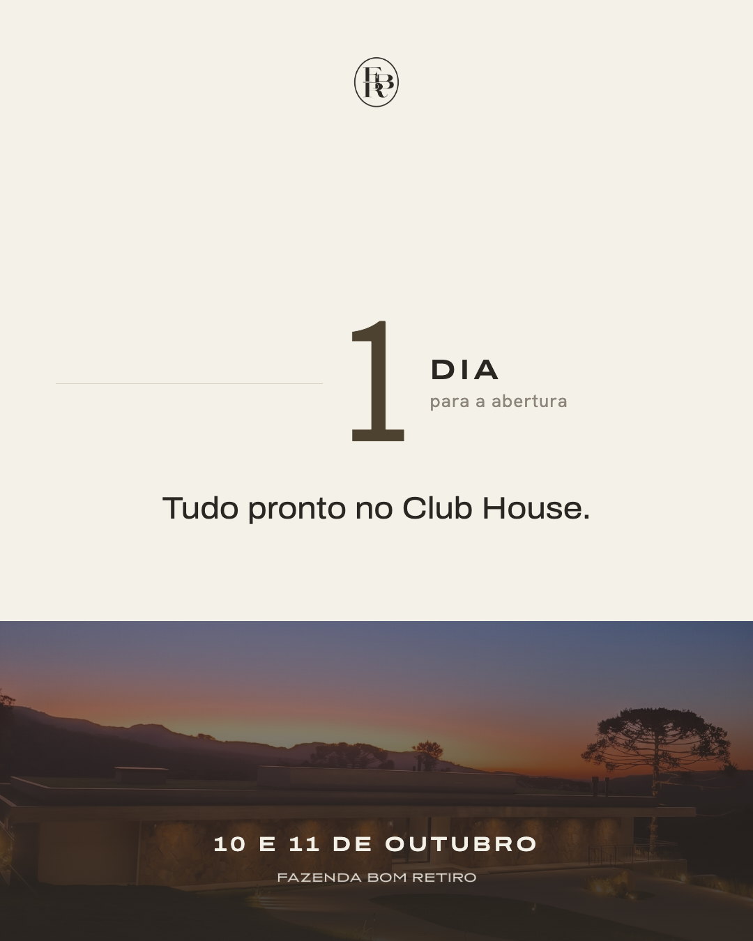 Contagem — amanhã
